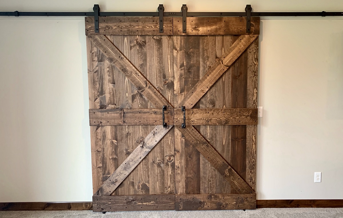 How To Install Double Barn Doors Full Dad Mode 